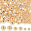 Beebeecraft 120Pcs 3 Style Rack Plating Brass Beads KK-BBC0012-16-1