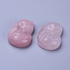 Natural Rose Quartz Pendants G-F651-A01-1