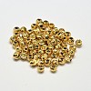 Rack Plating Brass Corrugated Round Spacer Beads KK-I600-5mm-G-RS-2