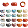 40Pcs 10 Colors Handmade Porcelain Beads PORC-PA0001-34-7