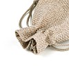 Burlap Packing Pouches Drawstring Bags ABAG-Q050-13x18-01-3