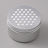 Aluminium Shallow Round Candle Tins AJEW-WH0326-03B-1