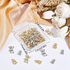 SUNNYCLUE 40Pcs 4 Style Alloy Pendants FIND-SC0003-16-6