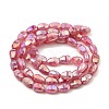 Imitation Jade Glass Beads Strands GLAA-P058-06A-06-2