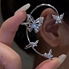 Alloy Rhinesonte Cuff Earrings WGB3C66-08-1