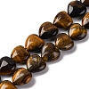 Natural Tiger Eye Beads Strands G-I372-A14-02-1