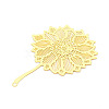 Brass Filigree Big Pendants KKC-T003-33G-2