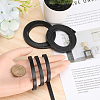 Gorgecraft 3Pcs Flat Leather Jewelry Cord WL-GF0001-16D-02-3