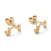 Ion Plating(IP) 304 Stainless Steel Stud Earrings STAS-Z028-A-18G-1