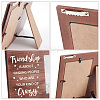 MDF Wood Photo Frames DIY-WH0231-068-4