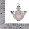 Natural Rose Quartz Pendants G-I366-01P-18-3