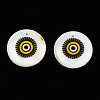 Printed Freshwater Shell Charms SHEL-T009-20A-2