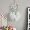 Cotton Woven Net/Web with Feather Hanging Decorations PW-WG3671F-02-1