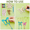 DIY Butterfly Wind Chime Making Kits DIY-FH0010-12-3