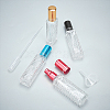 BENECREAT 14Pcs 7 Colors Refillable Glass Plastic Spray Bottles MRMJ-BC0002-90-5