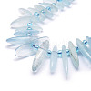 Natural Aquamarine Beads Strands G-E569-O05-3