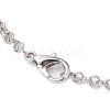 2Pcs 2 Styles Iron Rolo Chains Necklaces NJEW-JN04858-7