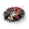 Christmas Wreath PVC Pendant Decorations HJEW-R100-01A-3