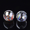 Handmade Blown Glass Globe Beads LS-DH017J-1-18mm-AB-2