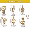 26Pcs 7 Style Rack Plating Alloy Big Pendants FIND-SZ0001-09-7