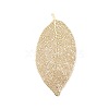 Rack Plating Brass Filigree Big Pendants KKC-K001-03KCG-2