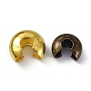 304 Stainless Steel & Brass Crimp Beads Covers STAS-XCP0001-54-2