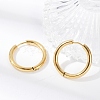 Ion Plating(IP) 304 Stainless Steel Hoop Earrings EJEW-P177-G-24-1