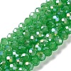 Baking Electroplate Glass Beads Strands LS-DGLA-A039-J6MM-B03-2