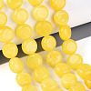 Dyed Natural White Jade Beads Strands G-T143-16K-1
