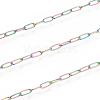 Ion Plating(IP) 304 Stainless Steel Paperclip Chains CHS-F010-01H-MC-2