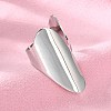 Non-Tarnish 304 Stainless Steel Open Cuff Ring X-RJEW-Q775-01P-3