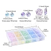 545Pcs 15 Style Transparent Acrylic Beads OACR-YW0001-47-3