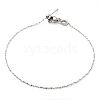 Non-Tarnish 304 Stainless Steel Add a Bead Adjustable Chains Bracelets for Women BJEW-M307-01B-P-1