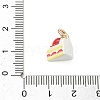 Spray Painted Brass Charms KK-CBAEB58-02C-3