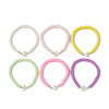 6Pcs 6 Color Polymer Clay Heishi Surfer Stretch Bracelets Set BJEW-JB09732-01-4