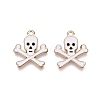 Halloween Theme Alloy Enamel Pendants X-PALLOY-N176-39A-RS-1