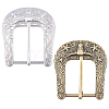 2Pcs 2 Colors Alloy Center Bar Buckles FIND-CL0001-52-7