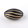 Oval Plating Acrylic Beads LS-X-PACR-Q102-128B-1