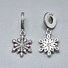 Antique Silver Plated 925 Sterling Silver European Dangle Charms STER-L061-B07-AS-2