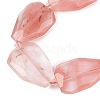 Cherry Quartz Glass Beads Strands G-P548-B22-01-3