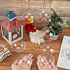 10Pcs Transparency Acrylic Christmas Balls Pendants DIY-CP0013-38B-3