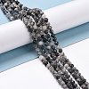 Natural Tourmalinated Quartz/Black Rutilated Quartz Beads Strands G-D463-01-4