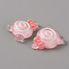 Opaque Resin Cabochons RESI-WH0035-03C-2