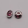 Acrylic European Beads TACR-TAC0006-01A-1