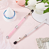 2Pcs Iron and PVC and Acrylic Alligator Memo Clips FIND-SC0011-25C-4