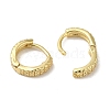 Textured Brass Huggie Hoop Earrings for Women EJEW-C097-06E-G-2