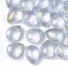 Transparent Spray Painted Glass Beads GLAA-T017-01-A02-1