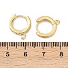 Brass Huggie Hoop Earring Findings KK-L152-20G-3