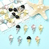 10Pcs 2 Colors Rack Plating Alloy Pendants FIND-YW0011-29-4