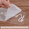 Acrylic Seat Reservation Sign Hanging Ornaments AJEW-WH0534-61A-4